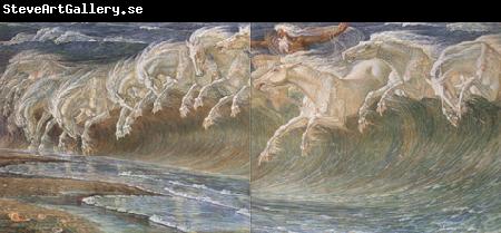 Walter Crane The Horses of Neptune (mk19)